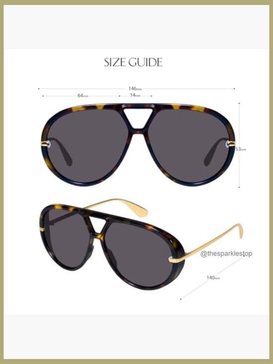 Oversized Aviator Sunglasses Retro Style UV400 Protection